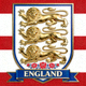 英格兰国家队队徽，三狮标志